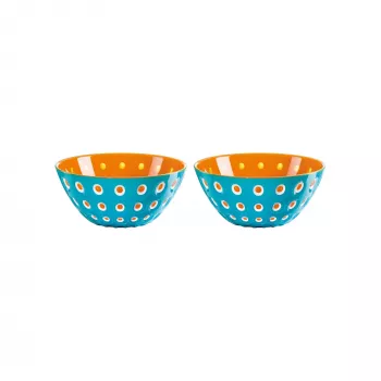Guzzini Le Murrine Σετ 2 μπολ 12 cm Μπλε/Πορτοκαλί