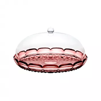 Guzzini Vanity Βάση τούρτας με καπάκι, Mauve