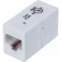 Intellinet 504751 Cat6 UTP RJ45 Inline Κουμπωτή, υποδοχή σε υποδοχή, Λευκό