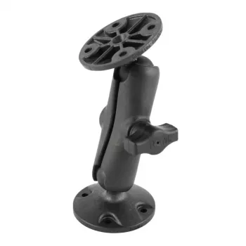 RAM Mounts B-Size Αρμός διπλής σφαίρας με δύο στρογγυλές βάσεις σετ τοποθέτησης