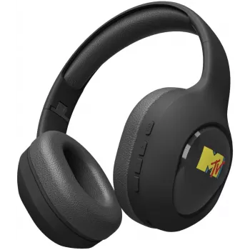 JAZ TEJZHEADMTVK Στερεοφωνικά ακουστικά on-ear με μικρόφωνο, αναδιπλούμενα, Μαύρο