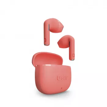 SBS TEEARTWSGOPODSR True Wireless Stereo ακουστικά με θήκη φόρτισης, Bluetooth 5.0, Touch Control, Κόκκινο
