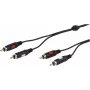 Καλώδιο ήχου Vivanco 2xRCA σε 2xRCA 1.5 m (VVA2RCA15MMK)