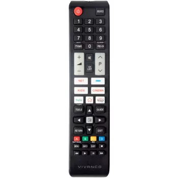 Vivanco VVREMOTESAM Καθολικό τηλεχειριστήριο για τηλεοράσεις Samsung, Μαύρο