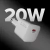 SBS 20W USB-C PD επιτοίχιος φορτιστής - λευκό