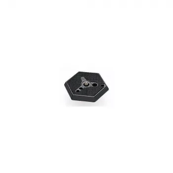 Manfrotto 030-14 εξαγωνική πλάκα ταχείας αλλαγής για σύστημα RC0, αλουμίνιο, μαύρο