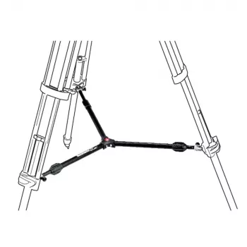Manfrotto 537SPRB διαχωριστής κεντρικού άξονα για πόδια τριπόδου, αλουμίνιο, μαύρο