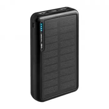 SBS Ηλιακό Power Bank 20000 mAh Fast Charge μαύρο