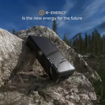 SBS Ηλιακό Power Bank 20000 mAh Fast Charge μαύρο