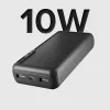 SBS Ηλιακό Power Bank 20000 mAh Fast Charge μαύρο