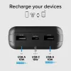 SBS Ηλιακό Power Bank 20000 mAh Fast Charge μαύρο