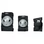 SPOKEY Roces Extra Three Pack Προστατευτικά πατίνια μαύρο-γκρι μέγεθος L