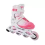 Roces Jokey X Girl Ρυθμιζόμενα πατίνια inline 34-37 λευκό ροζ