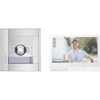 LEGRAND Bticino 363532 Flex'ONE σετ βίντεο θυροτηλεόρασης με θυροτηλέφωνο Sfera (1 & 2 κουμπιά κλήσης), 1-πλό
