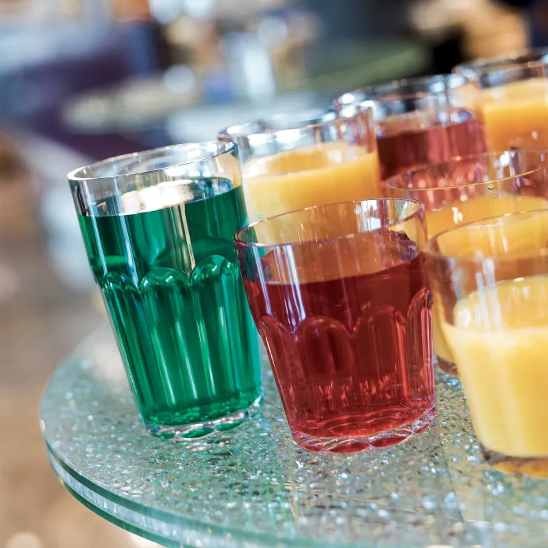Guzzini HAPPY HOUR σετ με 6 ψηλά ποτήρια, διάφορα χρώματα, 400 ml