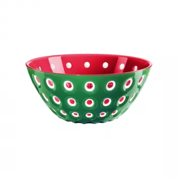 Guzzini Le Murrine πιατέλα σερβιρίσματος 25 cm σμαραγδί/λευκό/κόκκινο