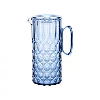 Guzzini VANITY κανάτα με καπάκι denim blue 1,75 l πλαστικό SAN χωρίς BPA κατάλληλο για πλυντήριο πιάτων