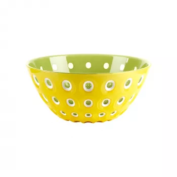 Guzzini Le Murrine πιατέλα σερβιρίσματος 25 cm κίτρινο σαφράν/λευκό/ανοιχτό πράσινο