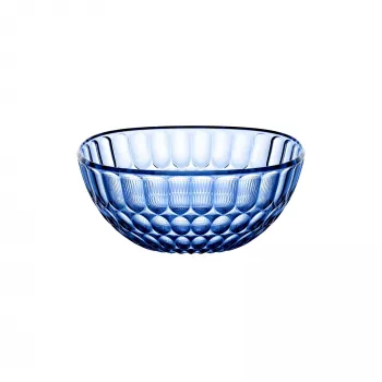 Guzzini Vanity μπολ 25 cm Denim Blue – Διάφανο πλαστικό SAN μπολ σερβιρίσματος και διακόσμησης, 2,5 L