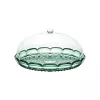 Guzzini Vanity σετ πιάτων για κέικ με καμπάνα Matcha Green