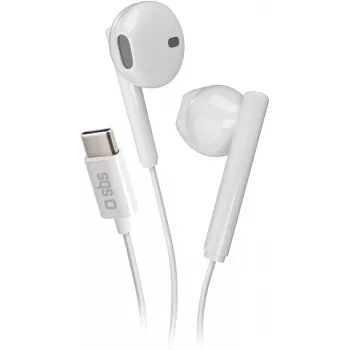 Ενσύρματα ακουστικά USB-C SBS Studio Mix 65c, λευκά (TEEARTYCAPW)
