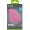 SBS TTBB10000FASTP 10000mAh Power Delivery & Quick Charge Powerbank - Μαύρο