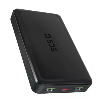 SBS TTBB10000FASTPD20K 10000mAh Power Delivery 20W Powerbank Μαύρο