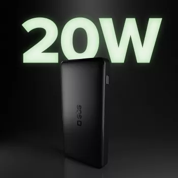 SBS TTBB10000FASTPD20K 10000mAh Power Delivery 20W Powerbank Μαύρο