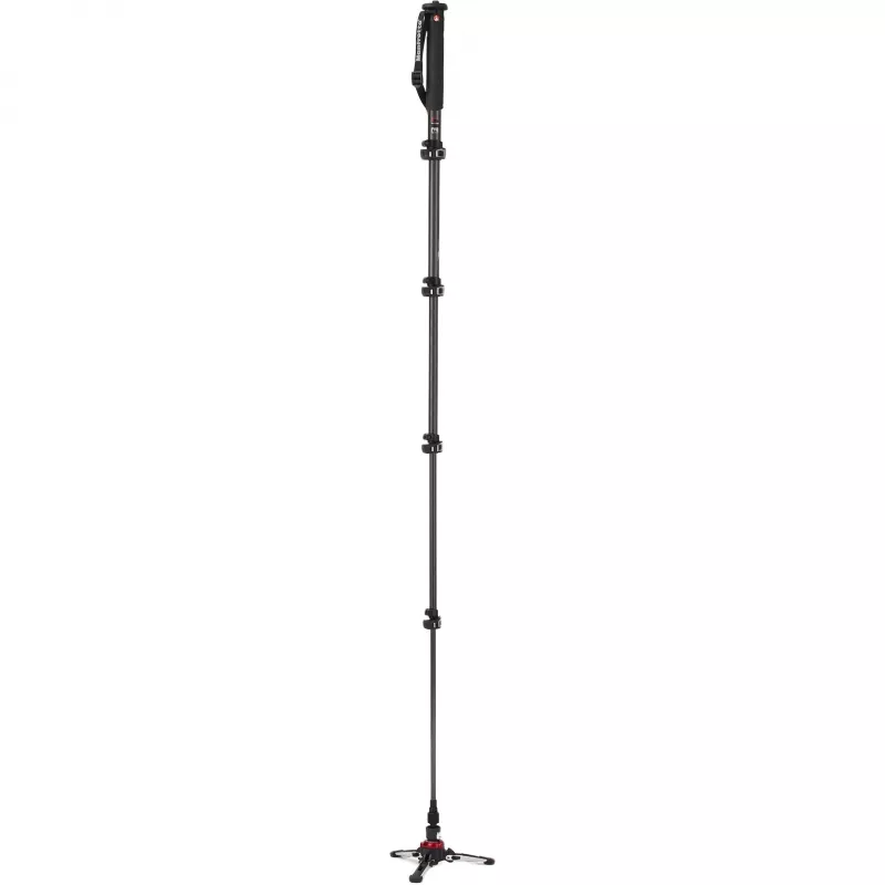 Manfrotto XPRO Monopod+ MVMXPROC5 Μονόποδο βίντεο από ανθρακονήματα 5 τμημάτων με βάση FLUIDTECH