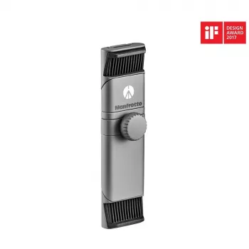 Manfrotto MTWISTGRIP Καθολική βάση smartphone με Twist-Lock, Αλουμίνιο, Μαύρο/Γκρι