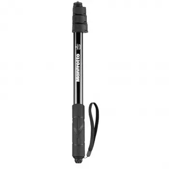 Manfrotto MPOLEVR Μπαστούνι επέκτασης αλουμινίου για κάμερες 360° και action, 4 τμήματα, 66-200 cm, Μαύρο