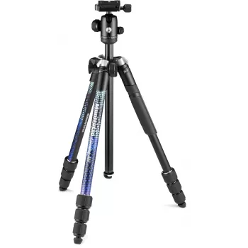 Manfrotto MKELMII4BL-BH Element MII Τρίποδο αλουμινίου 4 τμημάτων με κεφαλή μπίλιας, Μπλε