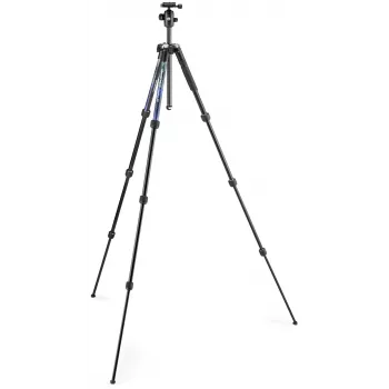 Manfrotto MKELMII4BL-BH Element MII Τρίποδο αλουμινίου 4 τμημάτων με κεφαλή μπίλιας, Μπλε