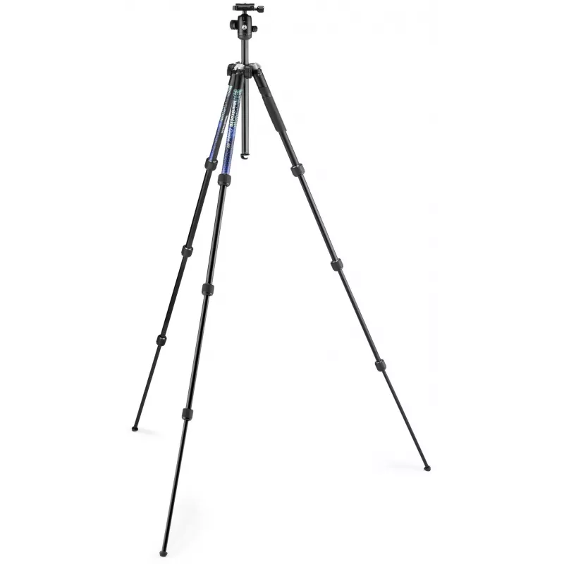 Manfrotto MKELMII4BL-BH Element MII Τρίποδο αλουμινίου 4 τμημάτων με κεφαλή μπίλιας, Μπλε