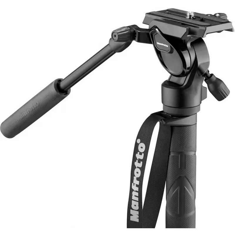 Manfrotto Element MII Τρίποδο βίντεο με κεφαλή υγρών 400, Αλουμίνιο, Μαύρο
