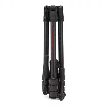 Manfrotto MKBFRTC4GTFB-3W Befree GT Ταξιδιωτικό τρίποδο από ανθρακονήματα με κεφαλή υγρών 3-διαστάσεων, Twist-Locks, αντοχή 10kg, μέγιστο ύψος 164cm, Μαύρο
