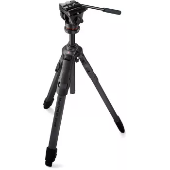 Σετ τρίποδου Manfrotto ONE από ανθρακονήματα με υδραυλική κεφαλή 500X (MKONEC-500X)