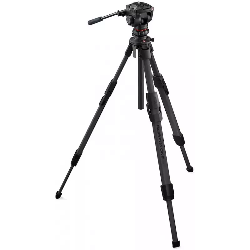 Σετ τρίποδου Manfrotto ONE από ανθρακονήματα με υδραυλική κεφαλή 500X (MKONEC-500X)
