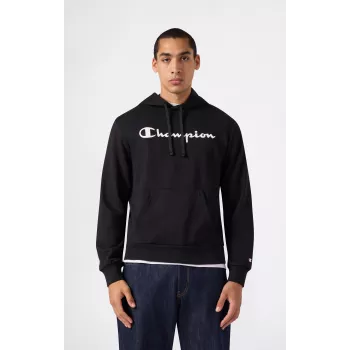Champion ανδρικό φούτερ με κουκούλα μαύρο 221917 KK001 2XL