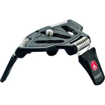 Manfrotto MP3-BK Επιτραπέζιο τρίποδο με ενσωματωμένη σφαιρική κεφαλή, μαύρο