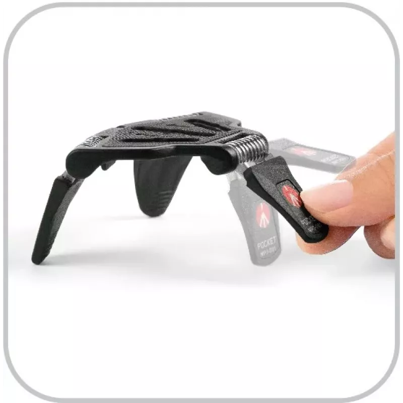 Manfrotto MP3-BK Επιτραπέζιο τρίποδο με ενσωματωμένη σφαιρική κεφαλή, μαύρο