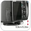 Manfrotto MP3-BK Επιτραπέζιο τρίποδο με ενσωματωμένη σφαιρική κεφαλή, μαύρο