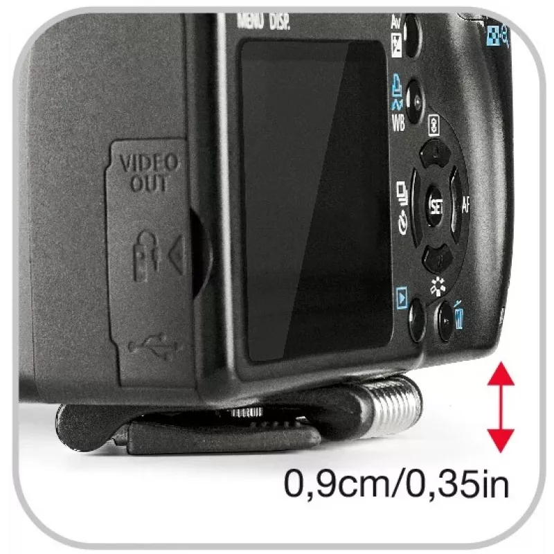 Manfrotto MP3-BK Επιτραπέζιο τρίποδο με ενσωματωμένη σφαιρική κεφαλή, μαύρο
