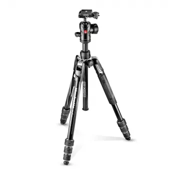 Manfrotto MKBFRTA4BK-BH Befree Advanced Ταξιδιωτικό τρίποδο με σφαιρική κεφαλή, μαύρο