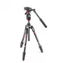 Manfrotto MVKBFRTC-LIVE Σετ βίντεο τριπόδου ανθρακονημάτων με κεφαλή Befree Live Fluid