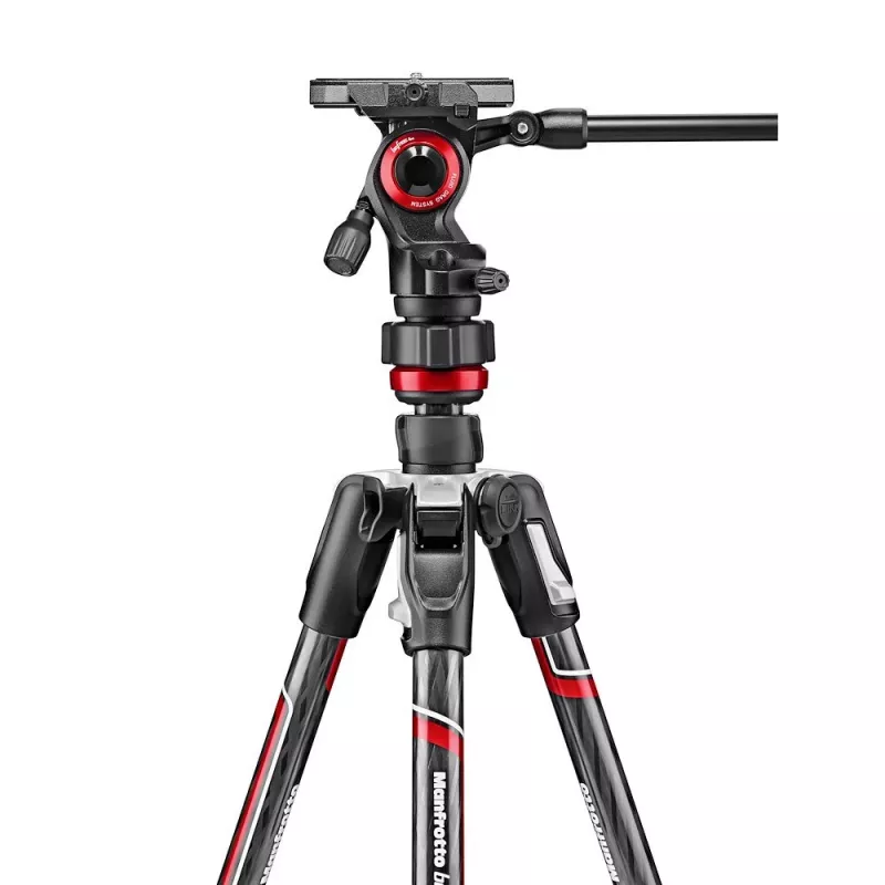 Manfrotto MVKBFRTC-LIVE Σετ βίντεο τριπόδου ανθρακονημάτων με κεφαλή Befree Live Fluid