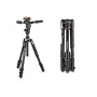 Manfrotto MKBFRLA-3W Befree 3-Way Live Αλουμινένιο τρίποδο με κεφαλή Fluid, μαύρο
