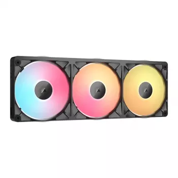 CORSAIR iCUE Link RX360 II Unified Frame RGB 120mm PWM συσκευασία τριών ανεμιστήρων - μαύρο
