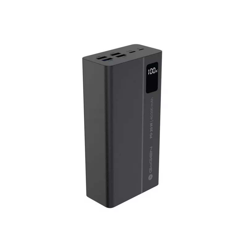 GoGEN PB400001 powerbank 40000 mAh USB-C PD 20W Μαύρο