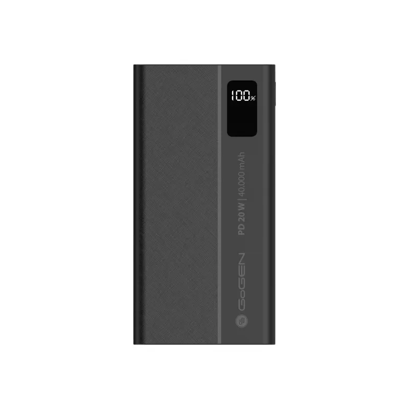 GoGEN PB400001 powerbank 40000 mAh USB-C PD 20W Μαύρο